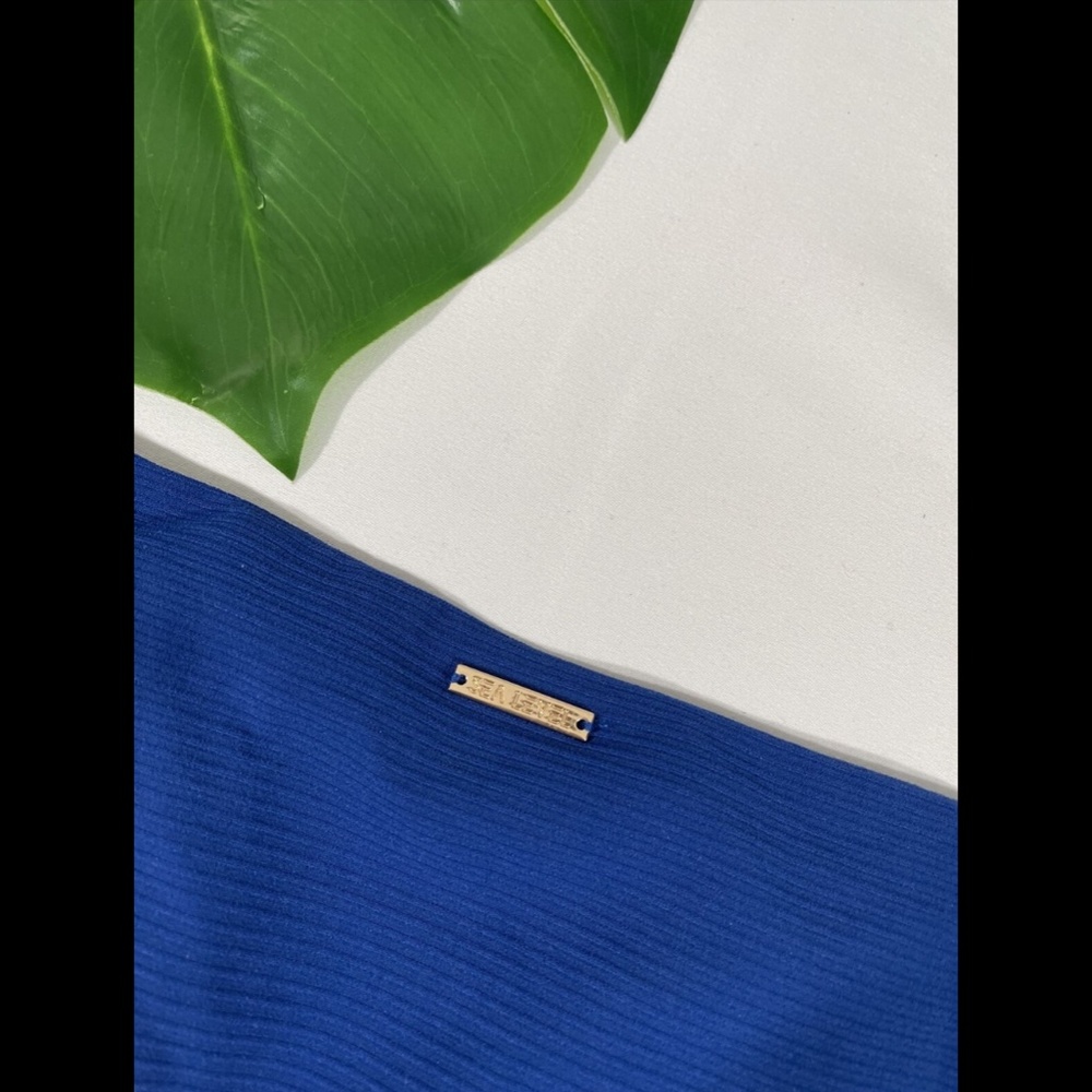 NEW Sea‎ Level Riviera Rib Mid Bikini Bottoms in Ocean Blue [SZ 10 US ] - Picture 10 of 12